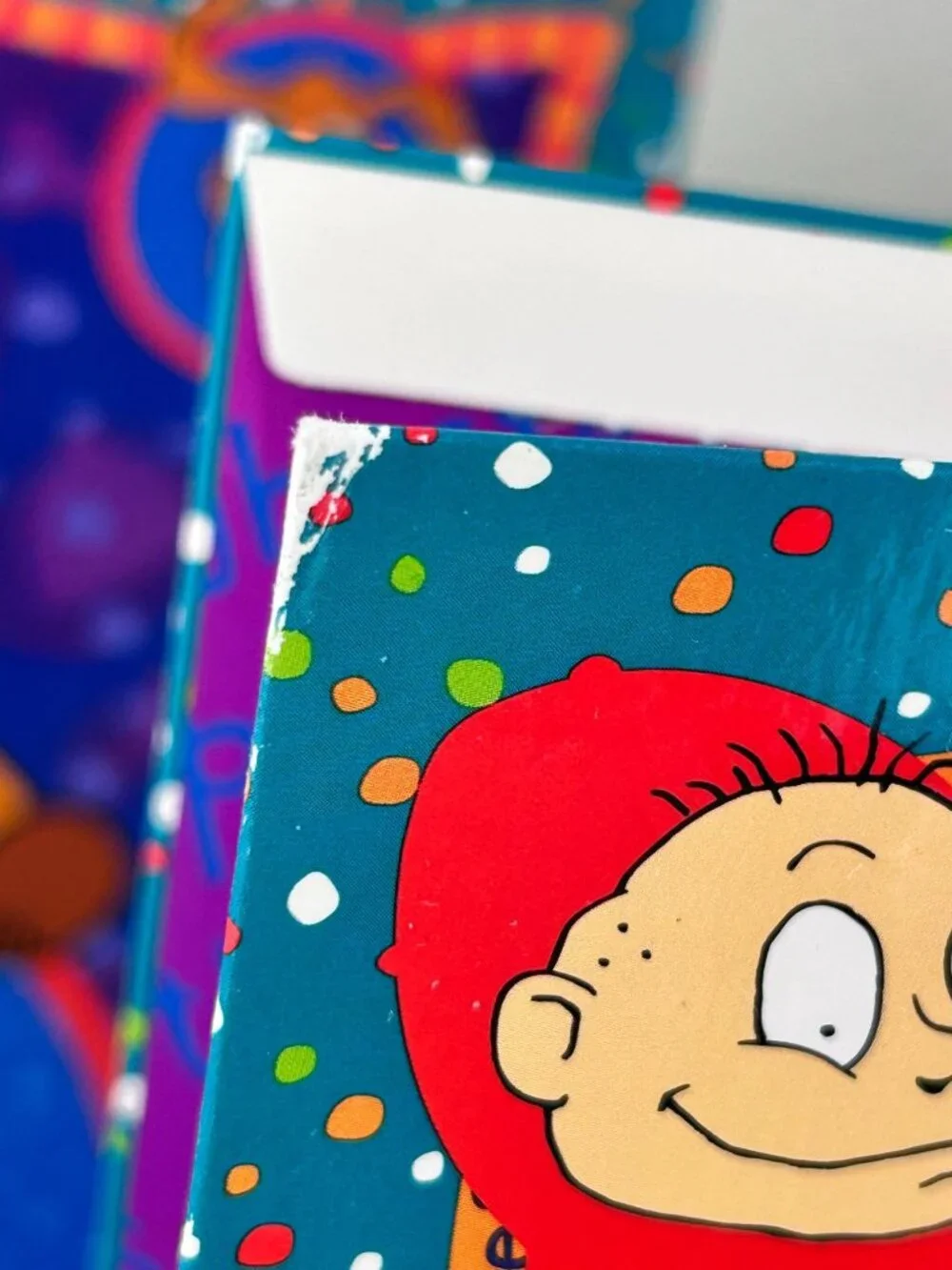 Rugrats Vintage Set of 3 School Paper Folders Tommy 90s Reptar Nickelodeon